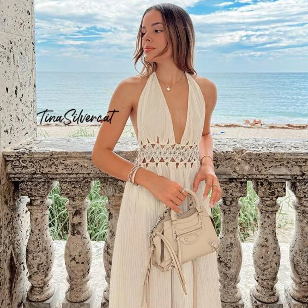 Zara rhinestone midi